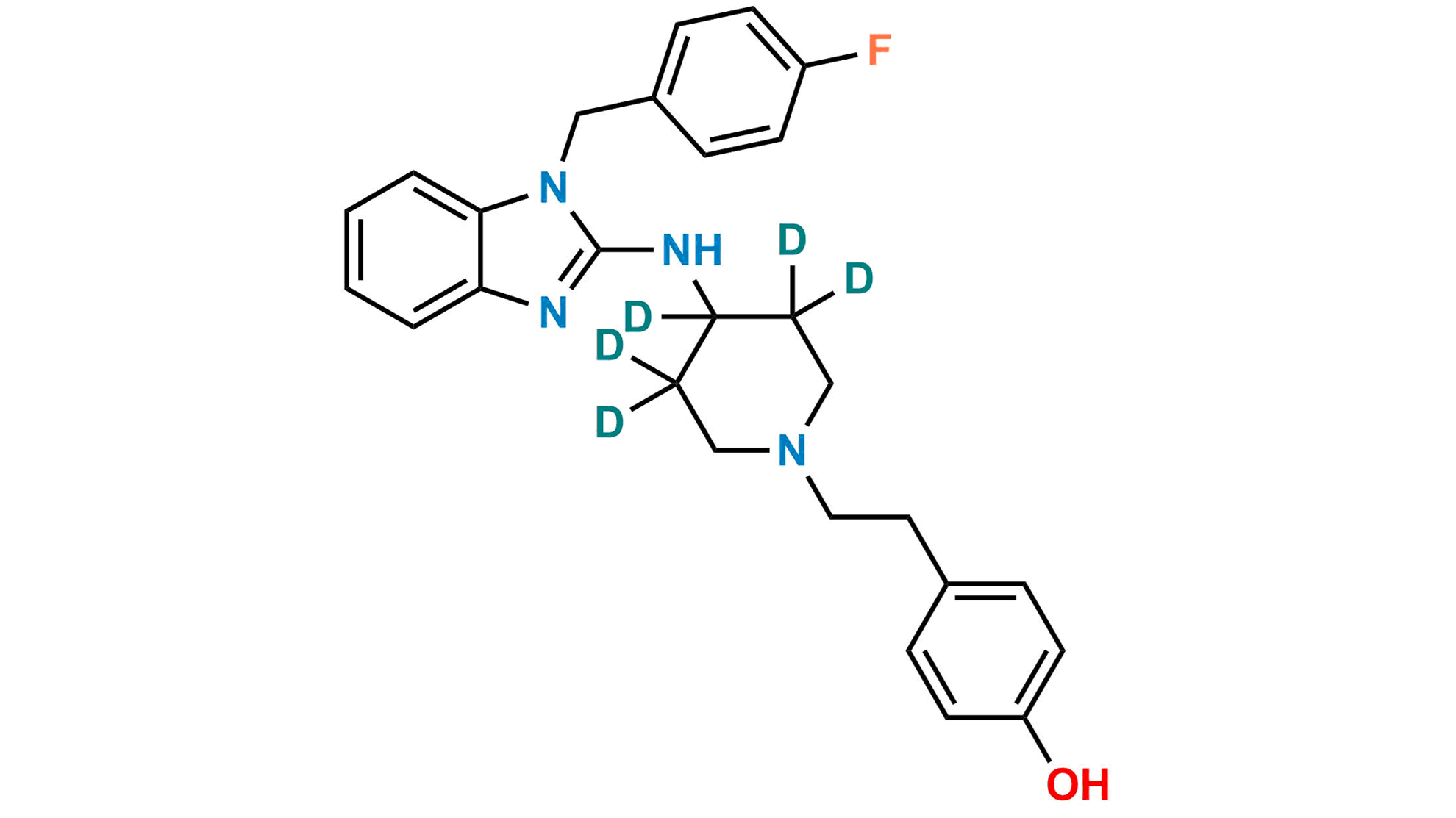 O-Desmethyl Astemizole-d5